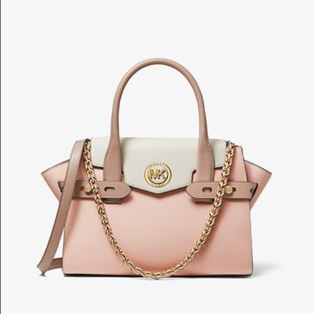Michael Kors Carmen in Soft Pink Multi with Matching Wallet
